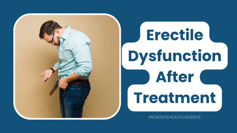 Erectile Dysfunction After Treatment: Medical Solutions Guide