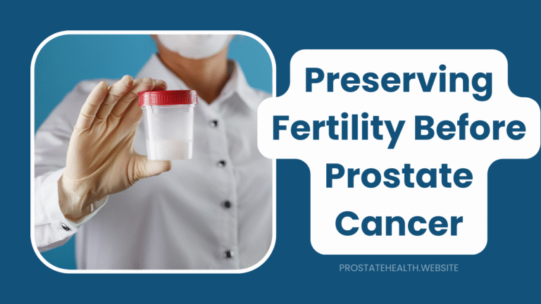 Preserving Fertility Before Prostate Cancer Treatment