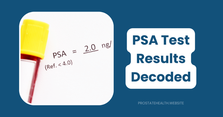 PSA test results