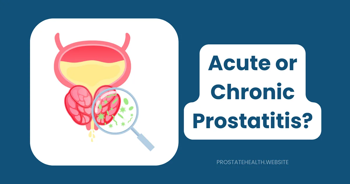 acute or chronic prostatitis