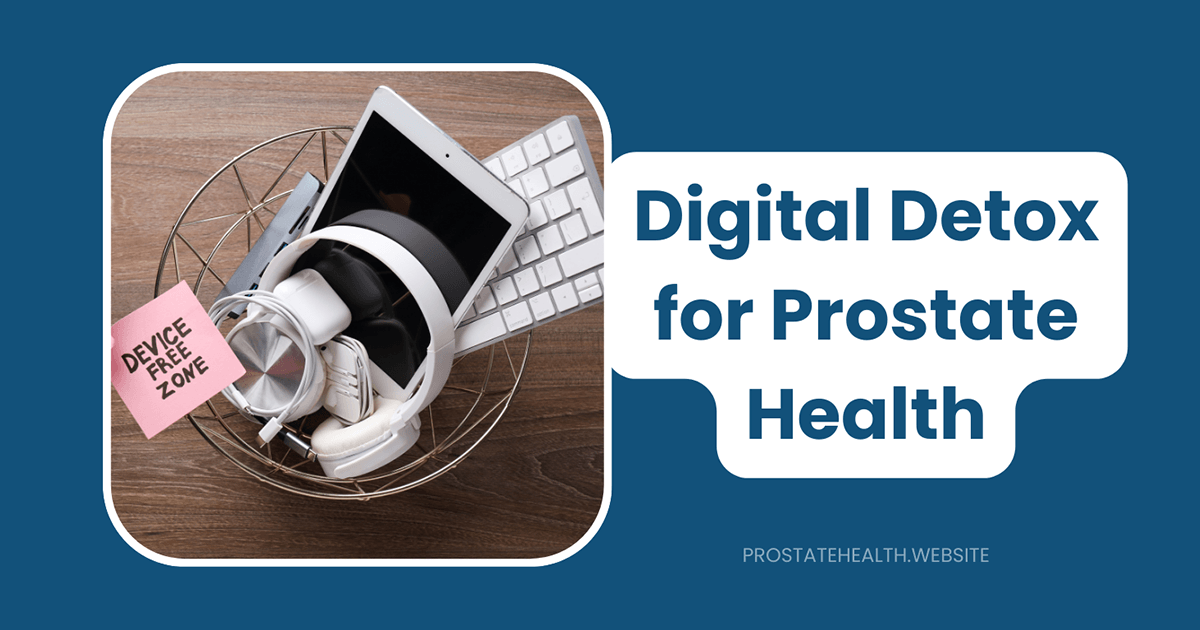 digital detox for prostate health