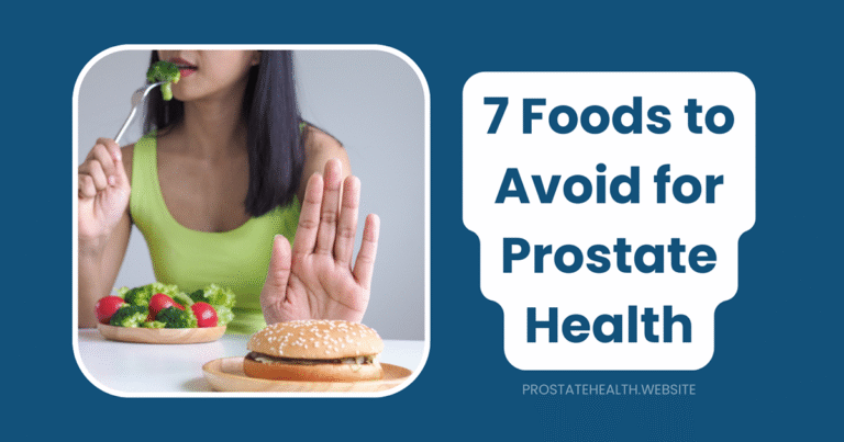 foods to avoid for prostate health