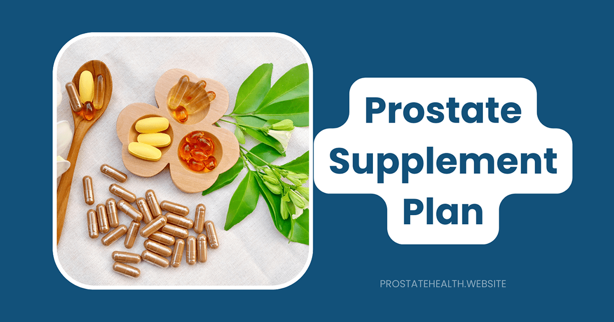 prostate supplement plan