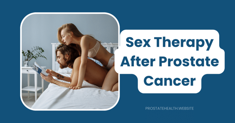 sex therapy after prostate cancer